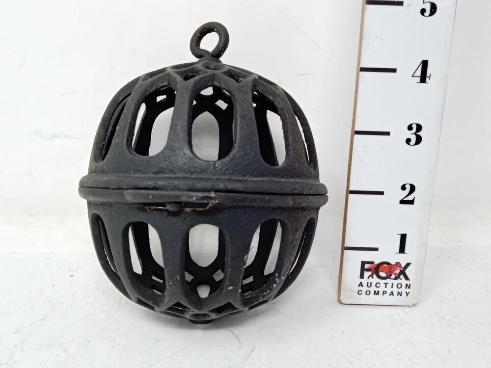 Antique Cast Iron String Dispenser-Rugged 19th Century Hanging Store Form-